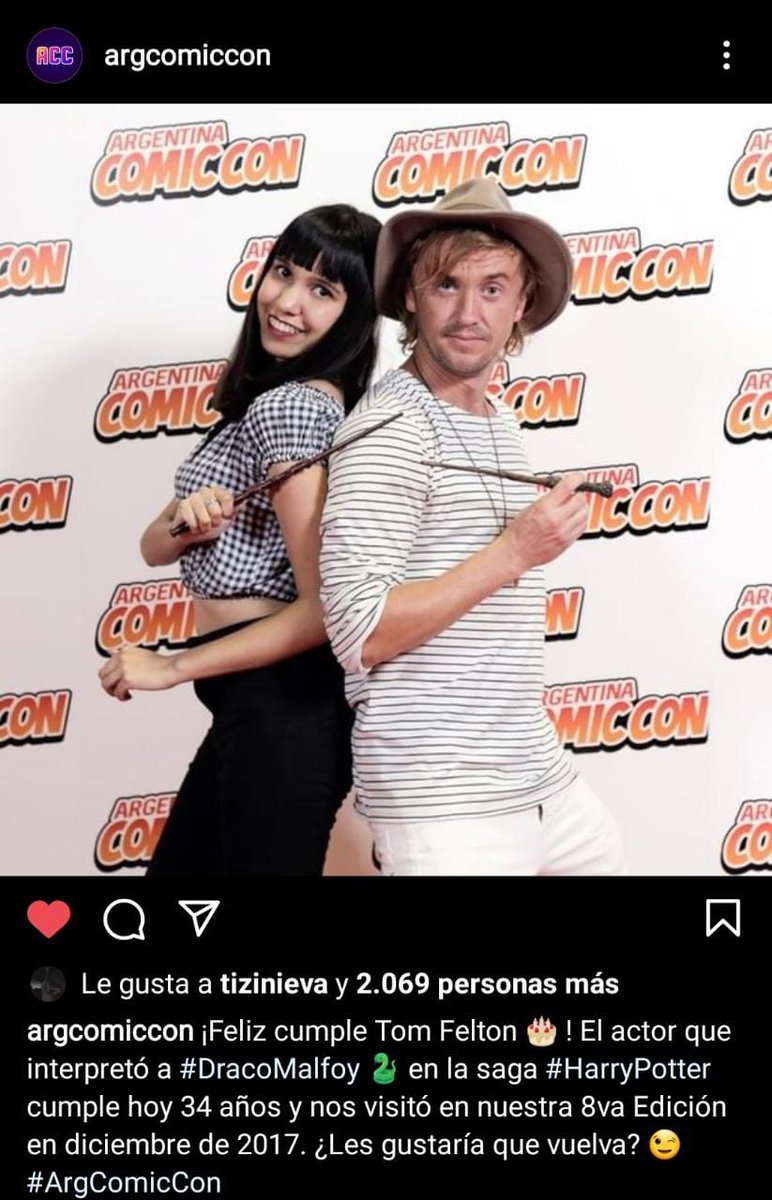 FELTONGUST1N's tweet photo. Traigan a Tom de vuelta a Arg por favor, seria un sueño conocerlo
#TomFeltonInArgentina
#tfeltonarg #comicconarg https://t.co/7O0nudVYbw