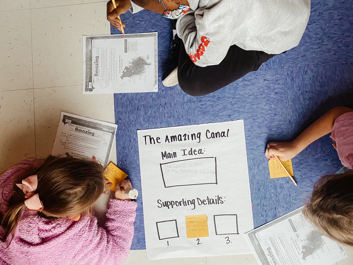 Fact: sticky notes make learning more fun!

So proud of these groups for working together to find the main idea. ✏️