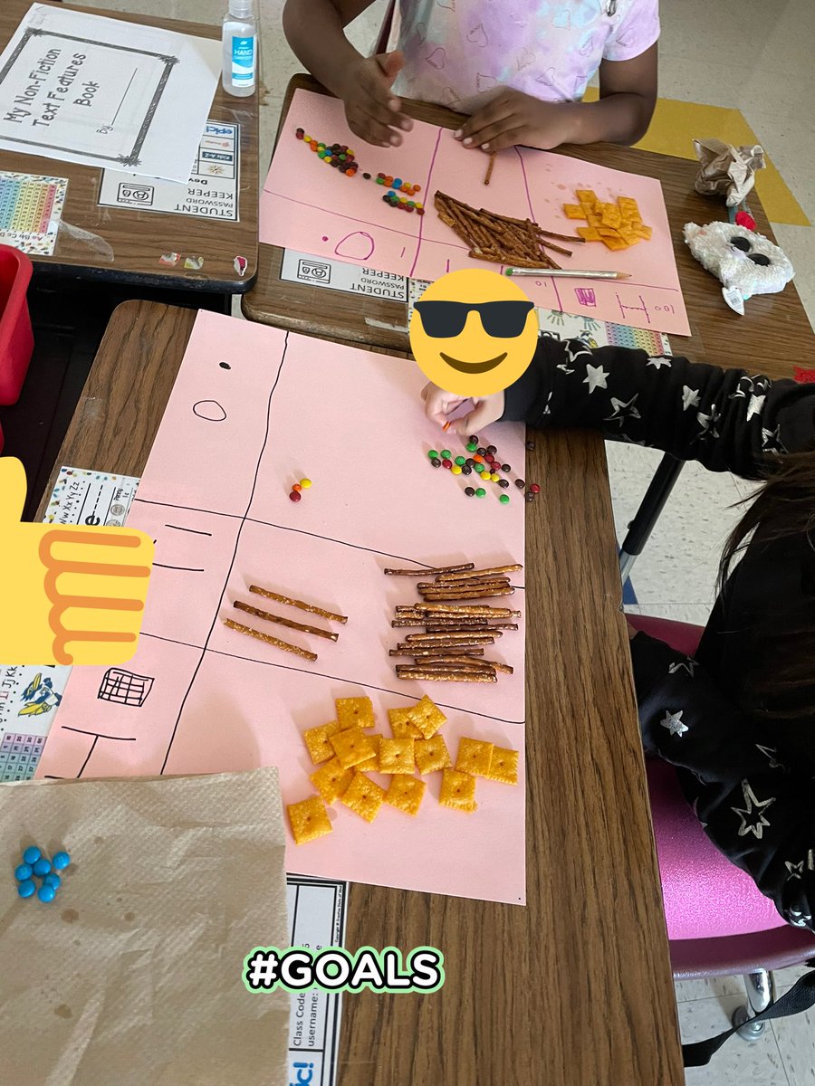 MrsAlcoces's tweet photo. Today, our 2nd grade mathematicians reviewed what we have learned so far in place value by using yummy treats as 1, 10, and 100s units. We also showed 2 different ways to represent numbers by regrouping. @neisd #CSERoadrunners https://t.co/KVEczNsoFc