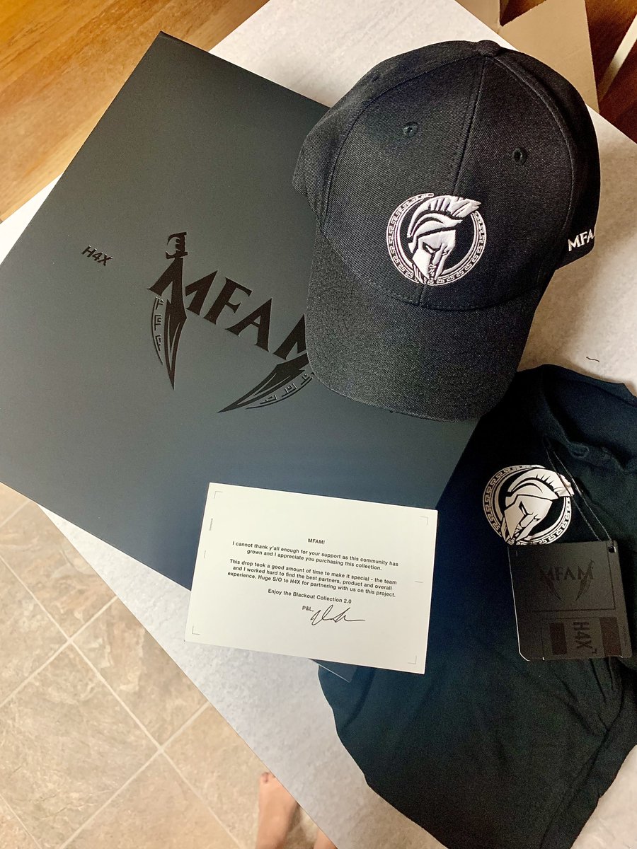 itscece_jones's tweet photo. My amazing husband surprised me with the mfam blackout box today AND IM SO HYPEEE everything is such great quality and just so awesome😎🤩 @NICKMERCS #MFAM https://t.co/rLE7zIOVV7