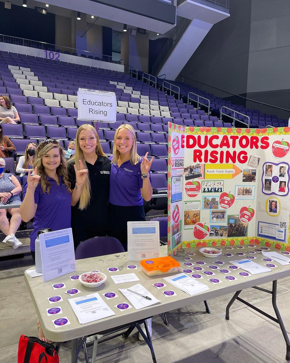 GCUEducators's tweet image. Thank you to the COE for putting on a great event! Thank you to everyone who came out! We hope to see you at our first meeting on Monday! @GCU_COE