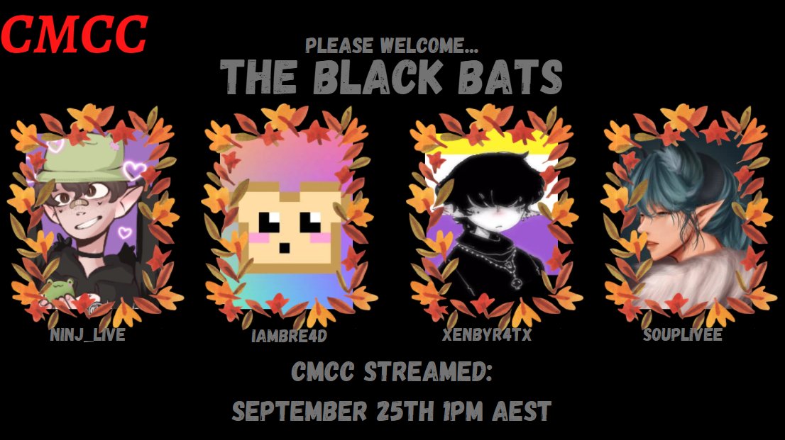 CheapMCC's tweet image. Please welcome the latest member who will be replacing Rocky in the Black Bats... @souplivee