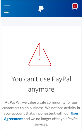 SassMyYass's tweet image. Day 16 @Twitch  Purgatory. Am I being Punk'd? Now PayPal wants to kick me while I'm down. Sorry to all you streamers out there that I love to support. It's Not YOU, It's Me #FreeSass and give me a break man