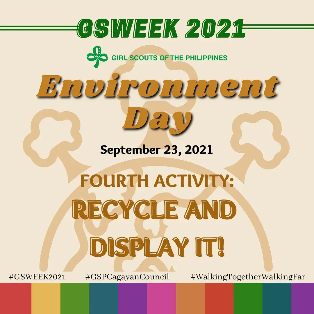 CagayanGsp's tweet photo. Day 5: Environment Day

Recycle and Display it!

With increasing number of trash on the ground recycling is must be around. In this activity you must find discarded materials that can be transformed into lovely home decoration. https://t.co/pLsLMmObey