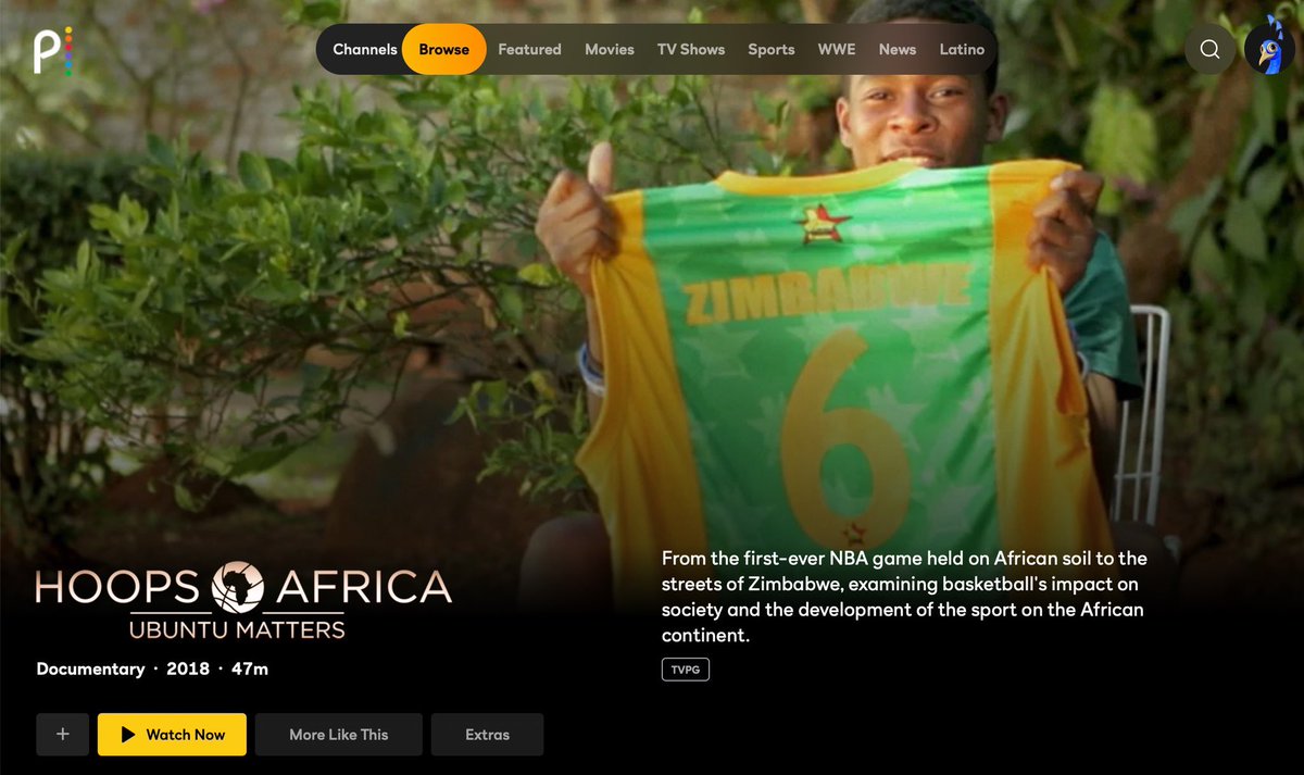 HoopsAfrica's tweet photo. Did you know that you can now watch @HoopsAfrica on @peacockTV?! Stream it today and spread the #UbuntuMatters message with someone who should know about it! 🍿 🦚 🏀 https://t.co/0pWaESXIc6