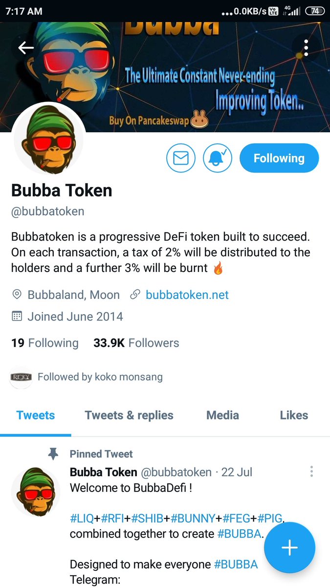 KoningjoyN's tweet photo. @shibworld @bubbatoken My #BNB address:- bnb19mt7djc7wxlu252f5slx9q0u926jjtz8h2tgkf https://t.co/3JKd9svcHj