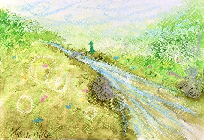 河原の絵のtwitterイラスト検索結果