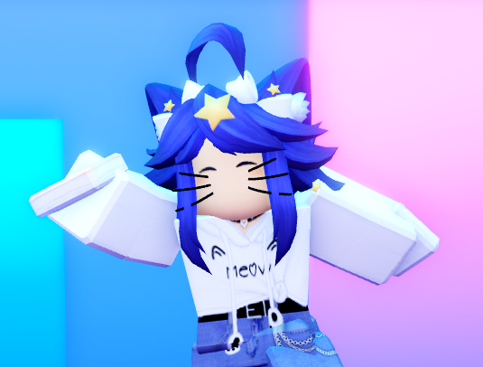 Stage 4 Blue Hair - Roblox