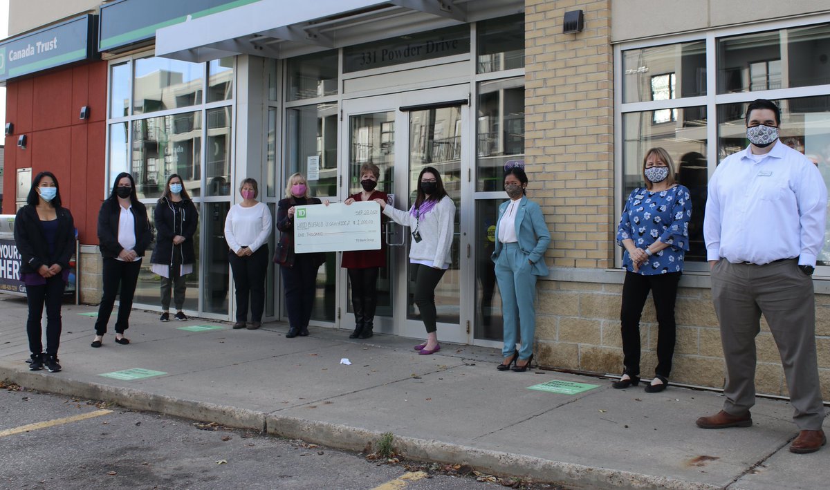 So grateful for the good that Wood Buffalo You Can Ride 2 does in our community. Happy we could make a financial contribution to such a great organization. #TDplay #TDinthecommunity <a href="/ToddLinnen_TD/">Todd Linnen</a> <a href="/KariScarlett/">Kari Scarlett</a> @KuscheNada