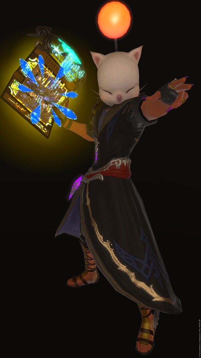 MasterMog_FFXIV's tweet photo. Got my SMN weapon! Decided I couldn't wait until I finished my Delubrum runs, so I went ahead and turned in my materials to reward myself early! 12 more weapons to go! https://t.co/H08ZCWDfva