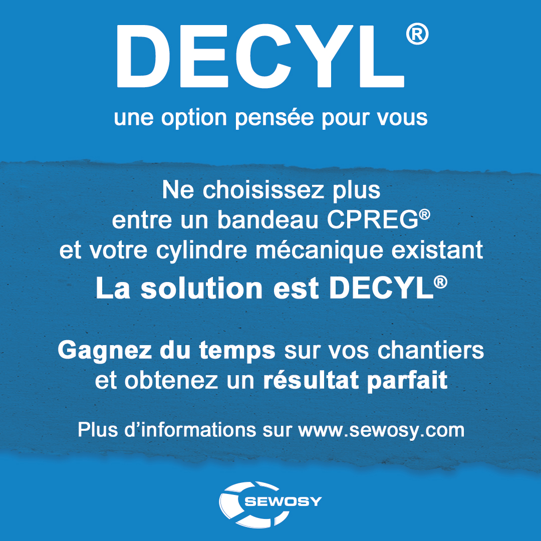 Verrouillage électromagnétique ou verrouillage mécanique par cylindre ?
Pourquoi choisir lorsque la combinaison des deux devient un jeu d’enfant !
Donnez-nous simplement les dimensions de votre cylindre existant et DECYL® fait le reste = résultat impeccable !