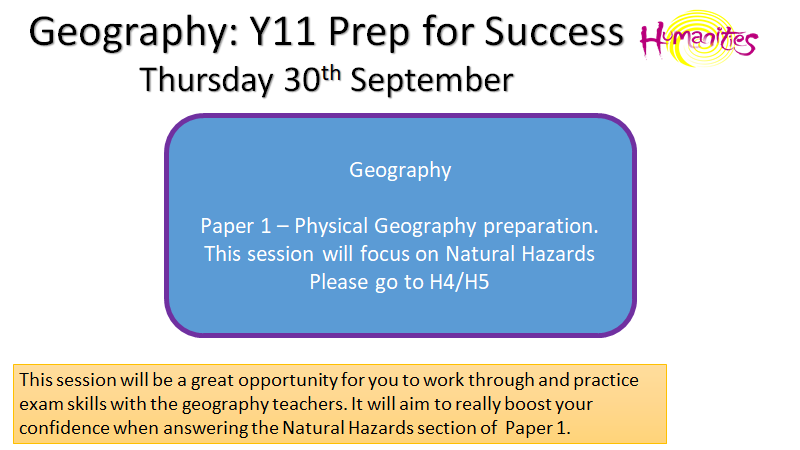 PCSA Humanities (@humanitiespcsa) on Twitter photo Geographers! Feel like you need a refresh on the Natural Hazards topic? Then head to H4/H5 on Thursday 30th September for a refresh. This will be a great way to refresh that knowledge! ππ€
<a href="/Priorycsa/">Priory Community School - an Academy</a> <a href="/mrsZHancox/">ZoΓ« Hancox</a> Geographers! Feel like you need a refresh on the Natural Hazards topic? Then head to H4/H5 on Thursday 30th September for a refresh. This will be a great way to refresh that knowledge! ππ€
<a href="/Priorycsa/">Priory Community School - an Academy</a> <a href="/mrsZHancox/">ZoΓ« Hancox</a>