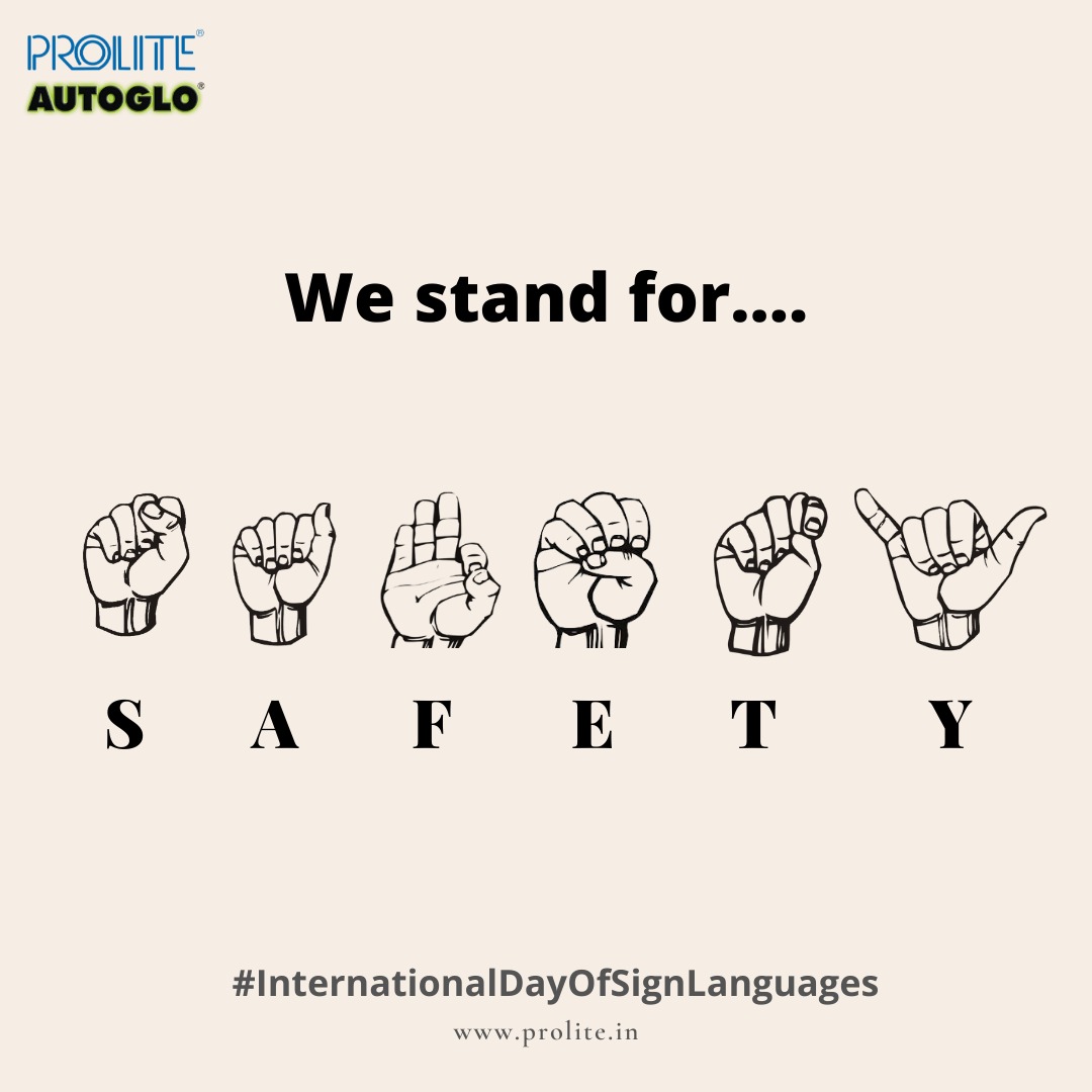 ProliteA's tweet image. Happy International Sign Language Day!

Signs are to eyes what words are to the ears.

#ProliteAutoglo #signlanguageday