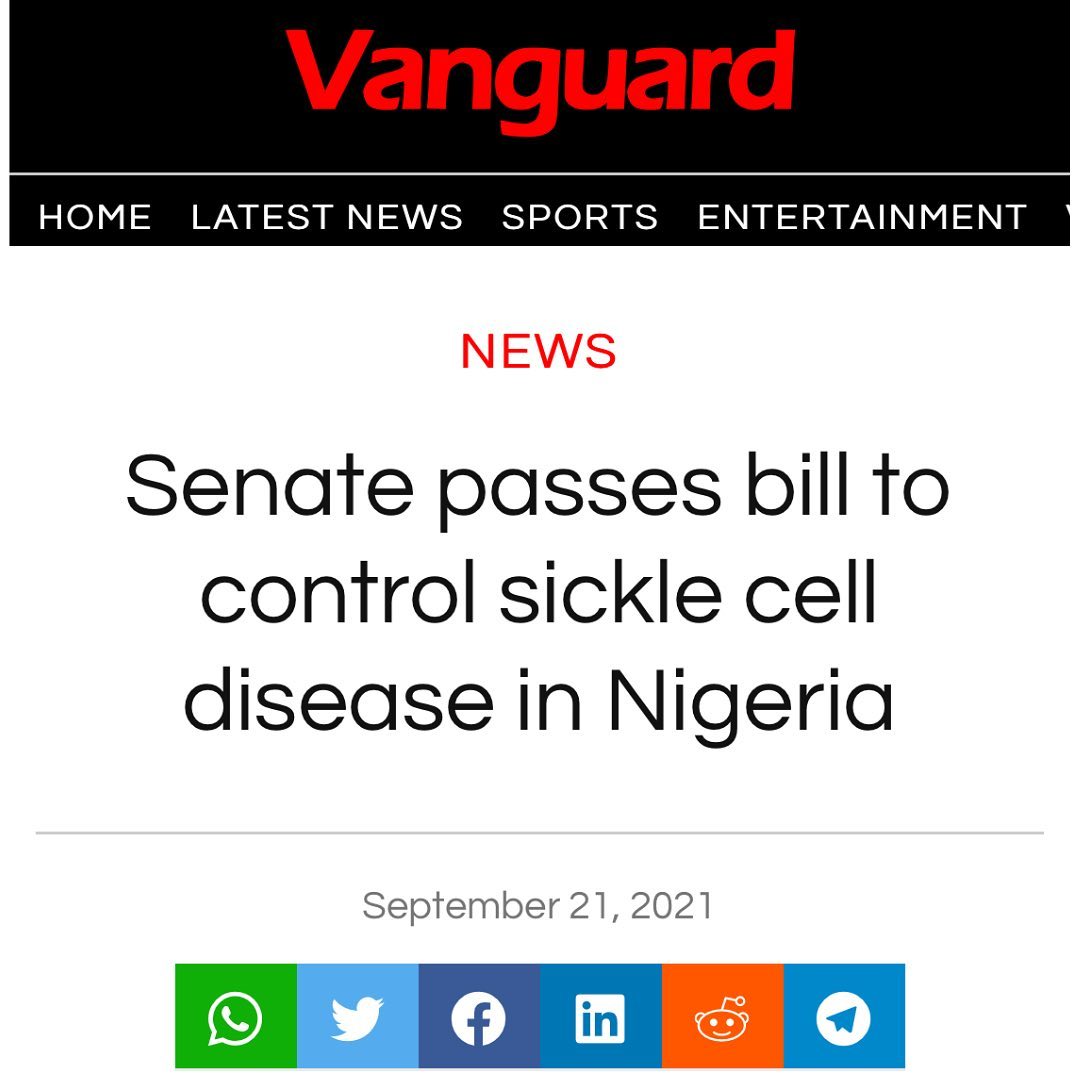 SCAF_Nigeria's tweet photo. We are so excited about this news & it is a dream come true for us. We've been working closely with the senate to ensure the prevention & management of SCD. The mere fact that the Government is willing to prioritize this is a win for us!
#SCAF #SCDbill2020 #SickleCellAwareness https://t.co/gVBVJs9MsF