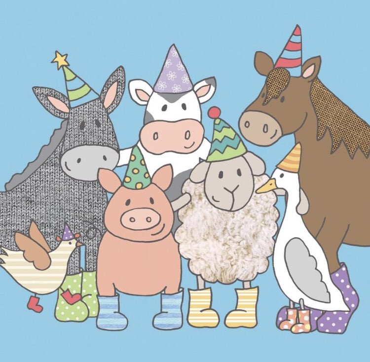 Seems like a long time since I was a ‘party animal’! #birthdaycard #birthdaycards #birthdaycarddesign #kidsbirthdaycards #donkey #pig #horse #runnerducks #cow #chicken #partyanimal #carddesign #cardillustration #greetingcards #cardoftheday #greetingcardwholesale #wholesalecards
