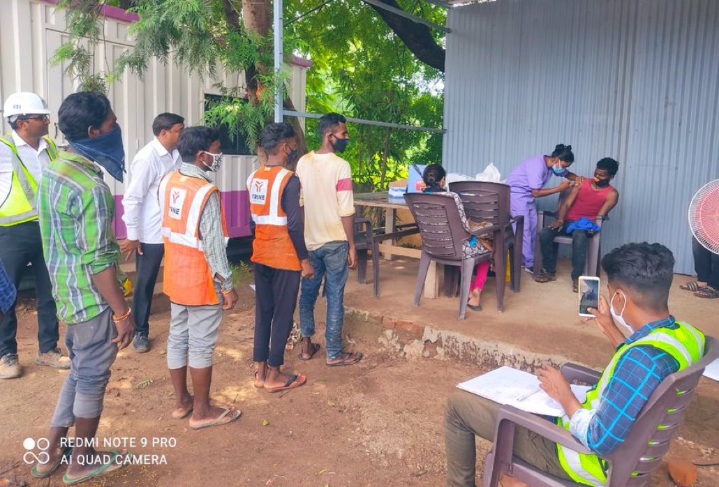 InfoGujarat's tweet photo. AMC
Mobile Vaccination Team at Construction sites in Ahmedabad City.
#VaxForAll https://t.co/wHs37dIAuR