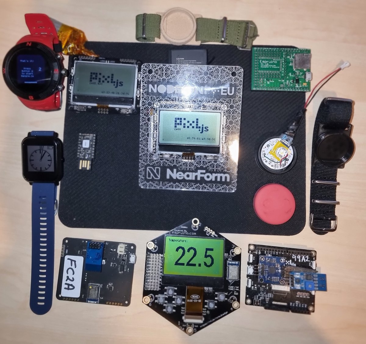 Conor O'Neill (@conoro) on Twitter photo "Almost a decade of <a href="/Espruino/">Gordon Williams</a> leading to the Bangle.js 2"
All the devices I backed on Kickstarter or was involved in from 2013 onwards.
Bangle.js 2 is just fab.
conoroneill.net/2021/09/23/alm…
#banglejs #espruino #nodeconfeu "Almost a decade of <a href="/Espruino/">Gordon Williams</a> leading to the Bangle.js 2"
All the devices I backed on Kickstarter or was involved in from 2013 onwards.
Bangle.js 2 is just fab.
conoroneill.net/2021/09/23/alm…
#banglejs #espruino #nodeconfeu