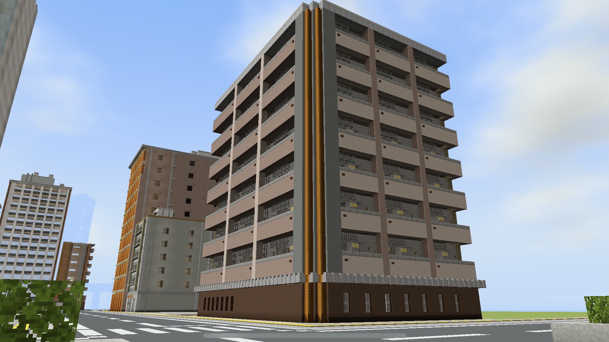 Twitter 上的 宝条みちる Minecraft Rt R84ge L字型のマンションを建てました 動画も収録してあるので後日youtubeで 作り方動画もupします マイクラ建築 Minecraft建築コミュ 現代都市制作委員会 T Co Jkzudj7ah7 Twitter