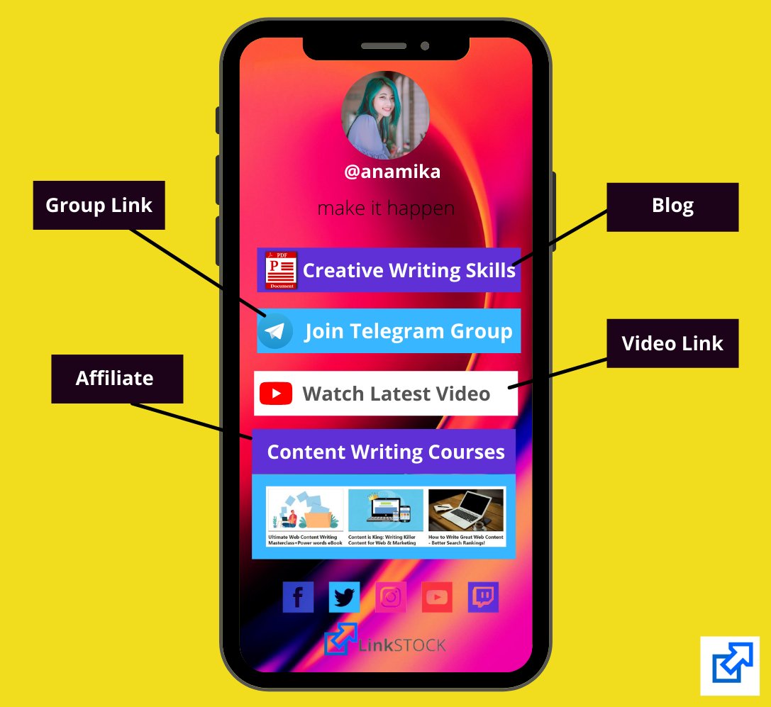 Linkstockin's tweet photo. Enjoy a forever free plan or turn your link in bio into a powerful growth engine with LinkStock.
Try Now! It;s FREE https://t.co/1djBhFNtvB

#InstagramBioLinkMaker
#freeLinkMaker #OneLinkWithWholePower
#LinkStock #linkstock #linkst #seorankergroup
#marketingtool #Biotool https://t.co/dIE5jlmFXB