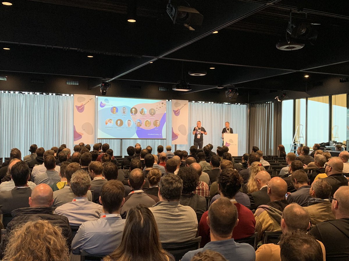 acendch's tweet photo. Cloud Native Day hat gestartet. Vielen Dank @cloudnativebern für die Organisation. Wir freuen uns auf unseren Kubernetes Workshop mit @SebaPlattner und @sybnex #experienceknowledge https://t.co/yONm4gSiGG