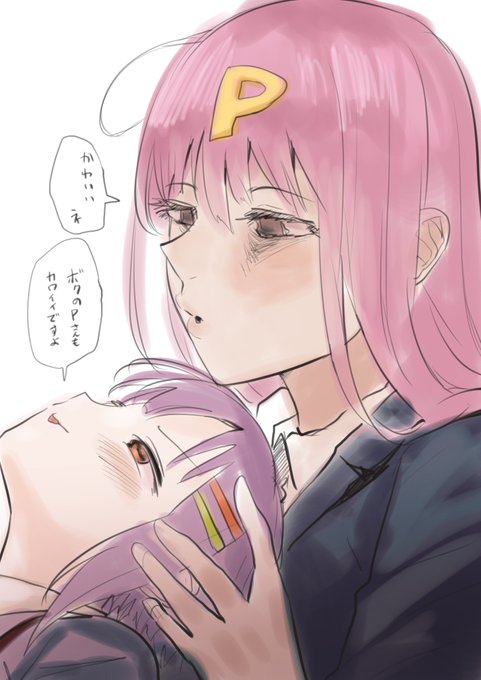 >最近、髪の色がピンク系のキャラは無条件に好きということに気づきました。
なので、ピンク色のPをお願いします。
おまけ…  https://t.co/XtfAYsv5AY 