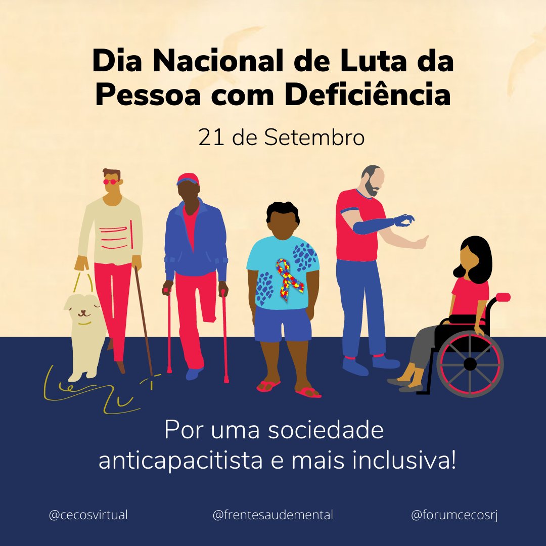 frentesm's tweet photo. 21 de Outubro - Dia Nacional de Luta da Pessoa com Deficiência. Que haja renovação na Luta por todas as Pessoas com Deficiência. Somos potentes também nas nossas diferenças. + https://t.co/5JMzj86Gsb
