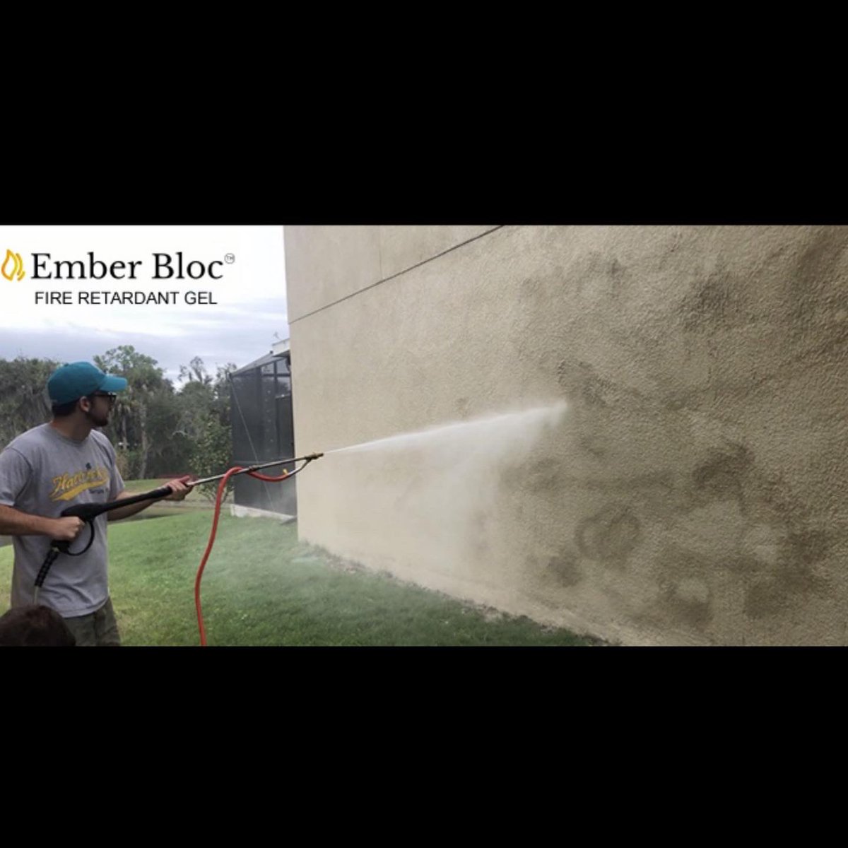 Protect your home from #wildfires with Ember Bloc Fire Repellant. It will block flame fronts and protect your property. Is an affordable #ecofriendly option for every homeowner in wildfire prone areas; ➡️jjsfiresupply.com  #mccashfire #KNPComplexFire #dixiefire #WindyFire