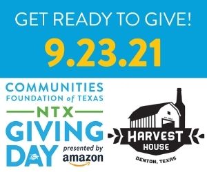 Big thanks to <a href="/HarvestHouseDTX/">Harvest House</a> for being a matching donor for #NTxGivingDay! Now, each dollar you donate to DMAC to support #Denton artists and musicians will go even further! GIVE HERE: northtexasgivingday.org/denton-music-a…
