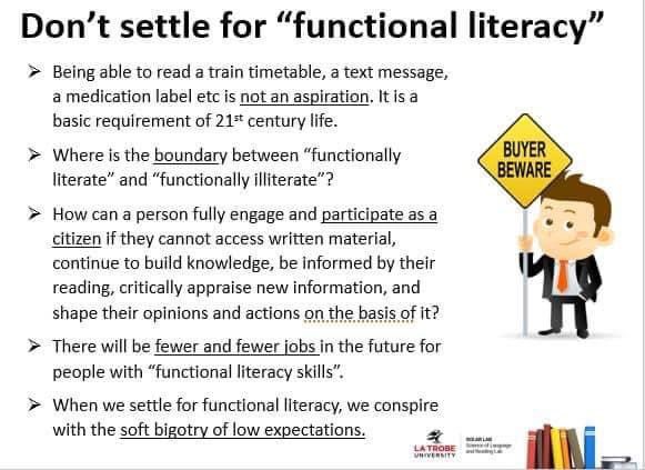 beck_f's tweet image. #functionalliteracy #highexpectations #dontsettle #teachertruths  #righttoread #dyslexia #earlyintervention #earlydiagnosis #SoR @latrobe