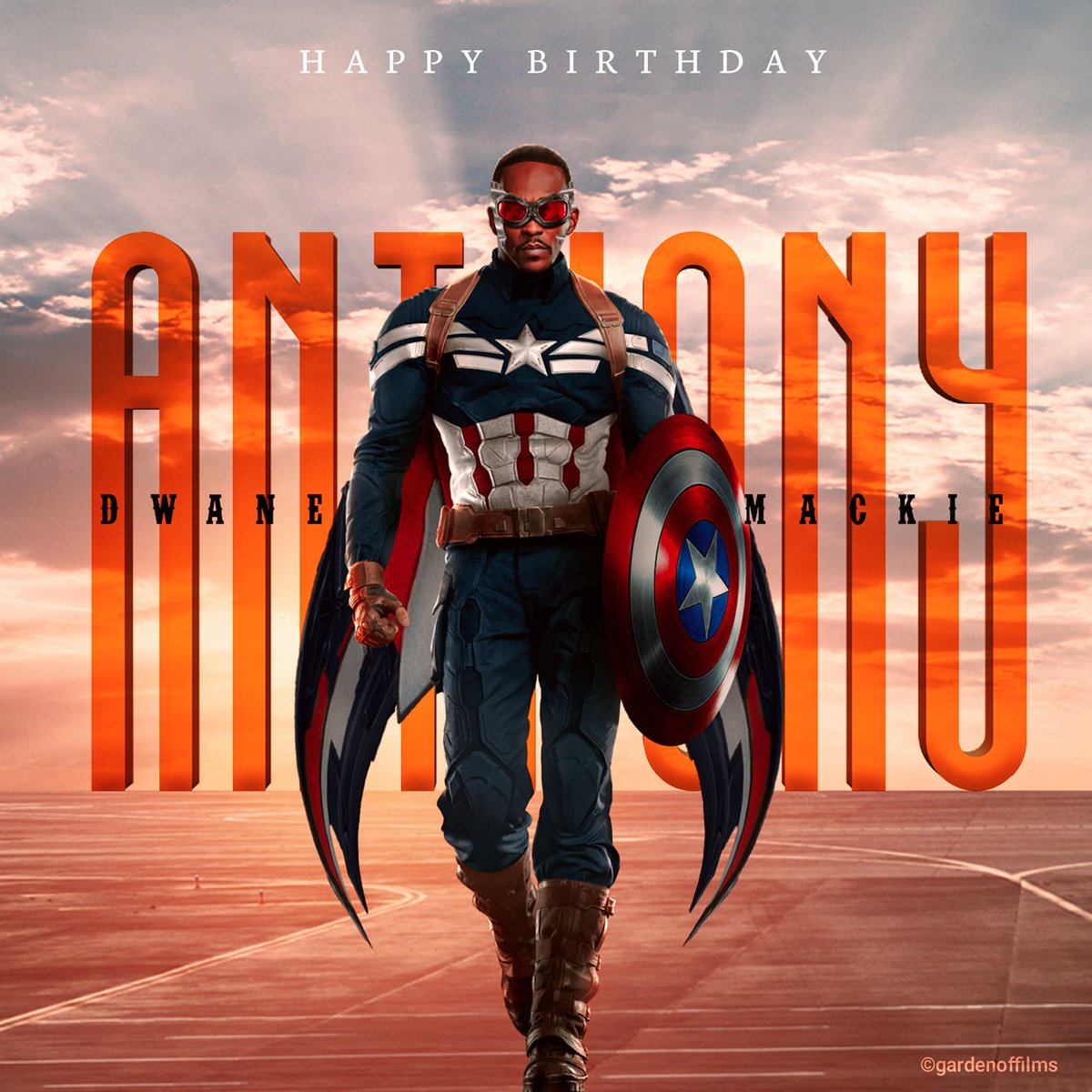 gardenoffilms's tweet photo. Happy Birthday Anthony Mackie @AnthonyMackie ❤️

@falconandwinter @Avengers @MarvelStudios

#happybirthdayanthonymackie
#AnthonyMackie #FalconAndWinterSoldier #Marvel https://t.co/Rhhch5KaYa
