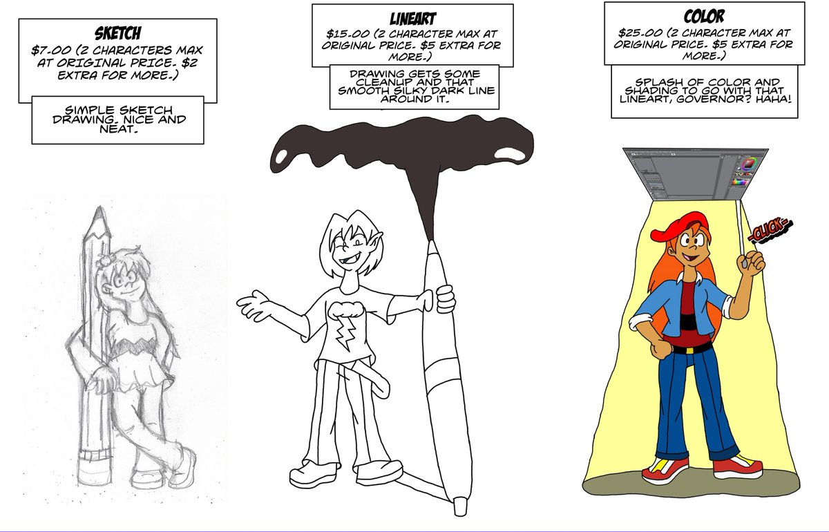 Hereee's Richie! (Who's Also Doing Commissions) tweet media