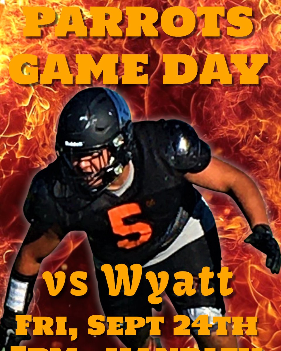 Ready for Game Day! The Chaps come to visit this Friday at Handley Field. Let’s pack the stands and show that Poly Spirit. Visit fwisd.org/Page/414 to purchase your tickets. #builtparrottough #parrotsfootball