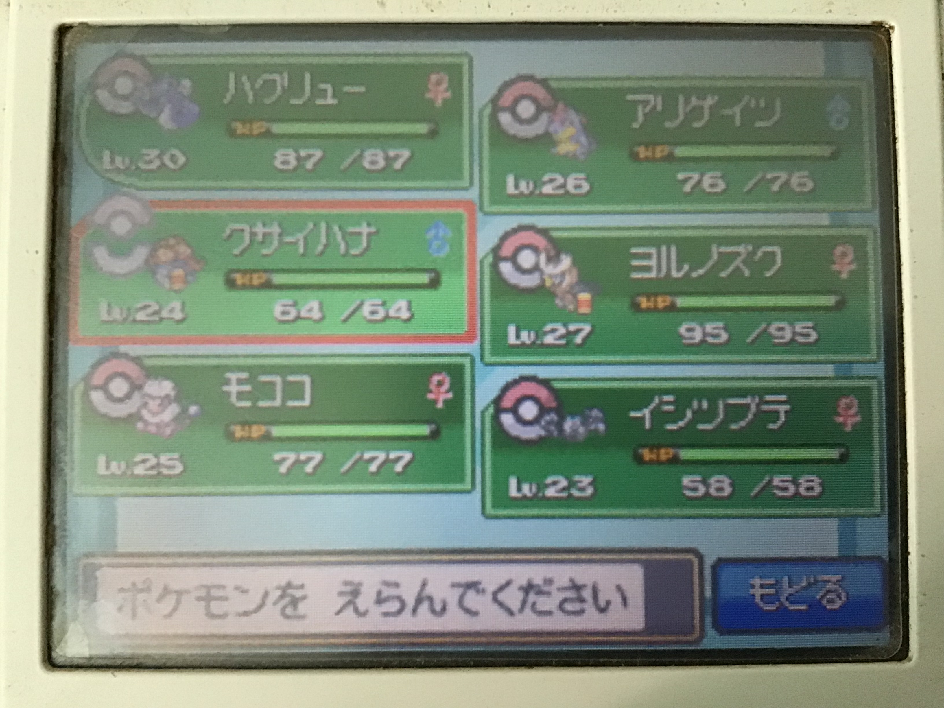 まーくん ポケモンbd頑張るぜ 昨日もソウルシルバーを遊んだwバッジは6個になってミニリュウがハクリューになったwこのままのレベルで進めちゃうと ハクリューに任せっきりのパーティーになりそうだから レベル上げをしないとな と思ってるw T