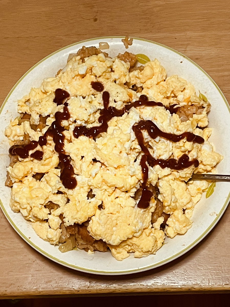 REALITY39000012's tweet image. #WeekendDish
オムライス作ったよ、
オムライスに作と書きました
