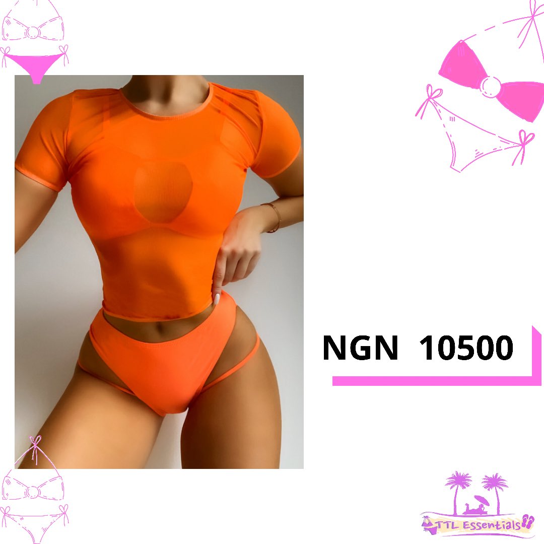 ttlessentials's tweet photo. ORANGE IS THE NEW BLACK
#swimwear #bikini #bikininaija #ttl #ttlessentials #ilase #beach #beachoutfit #beachparty #swimwear lagos#swiwmearlekki#BBNAIJA #jarabeachresort #inagbegrandresorts https://t.co/644ijaJDzo