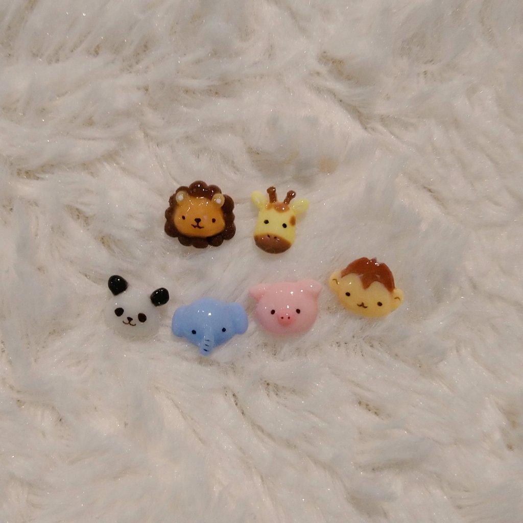 コスメ・ 3dネイルパーツ ネイル どうぶつ ネイルパーツ キリン