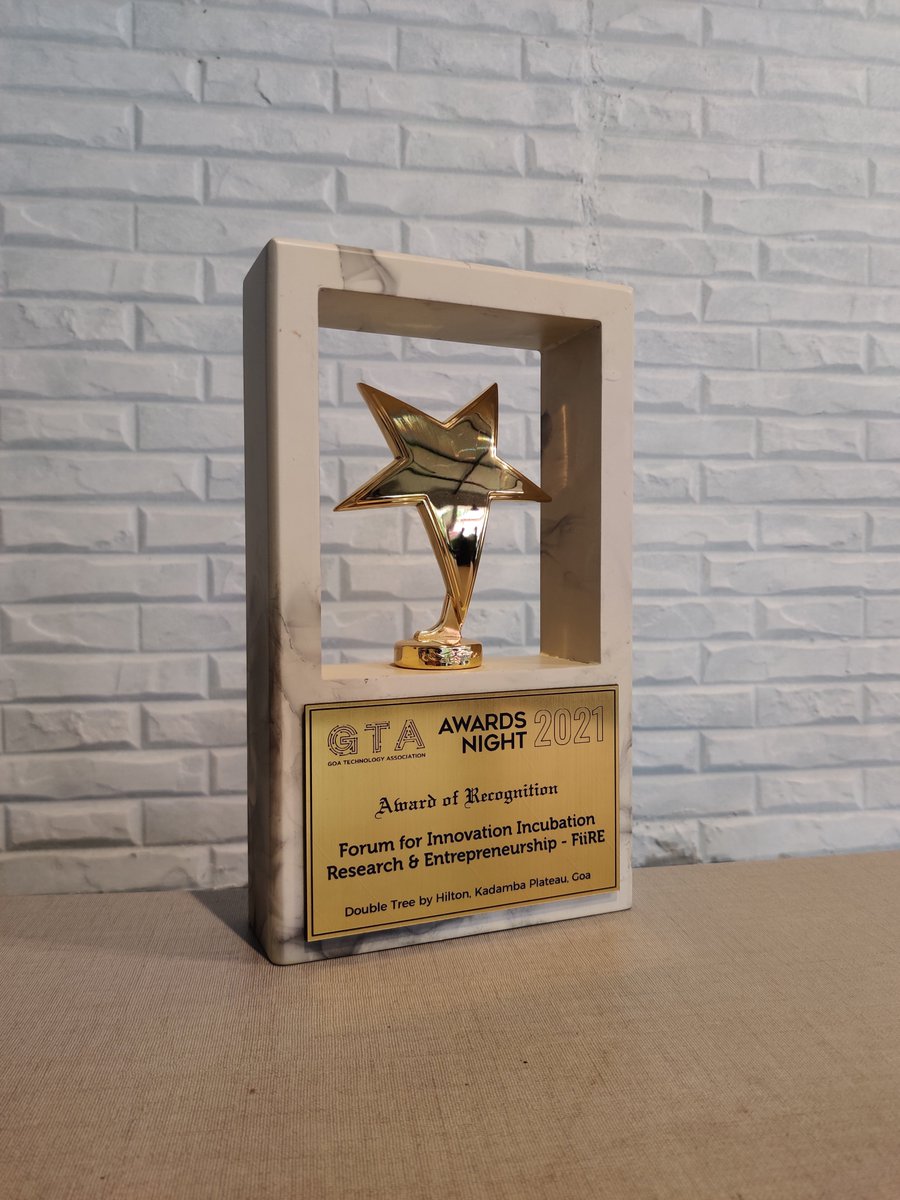 #FiiRE is honoured to receive an #award for "the exemplary support provided to the #startup ecosystem in #Goa" for the year 2020-21
@PramodSawant @JenniferMonserrate 
#CEO #IncubationManager #awards #technology  #entrepreneurship #startups #India #AwardNight #Recognition #panjim
