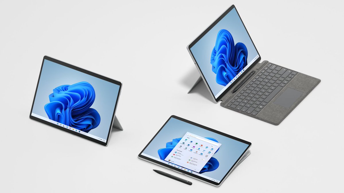 GreedyTech's tweet image. Redesigned Surface Pro 8 announced and it is a massive upgrade since #SurfacePro3

• Twice as fast as #SurfacePro7
• 13” PixelSense 120Hz touchscreen
• Dolby Vision and Adaptive Colour Tech
• 11th Gen Intel Core processors
• 10MP 4K rear and 5MP front cameras
• Dolby Atmos