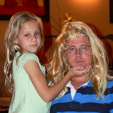 #NewProfilePic dad and i in our prime.