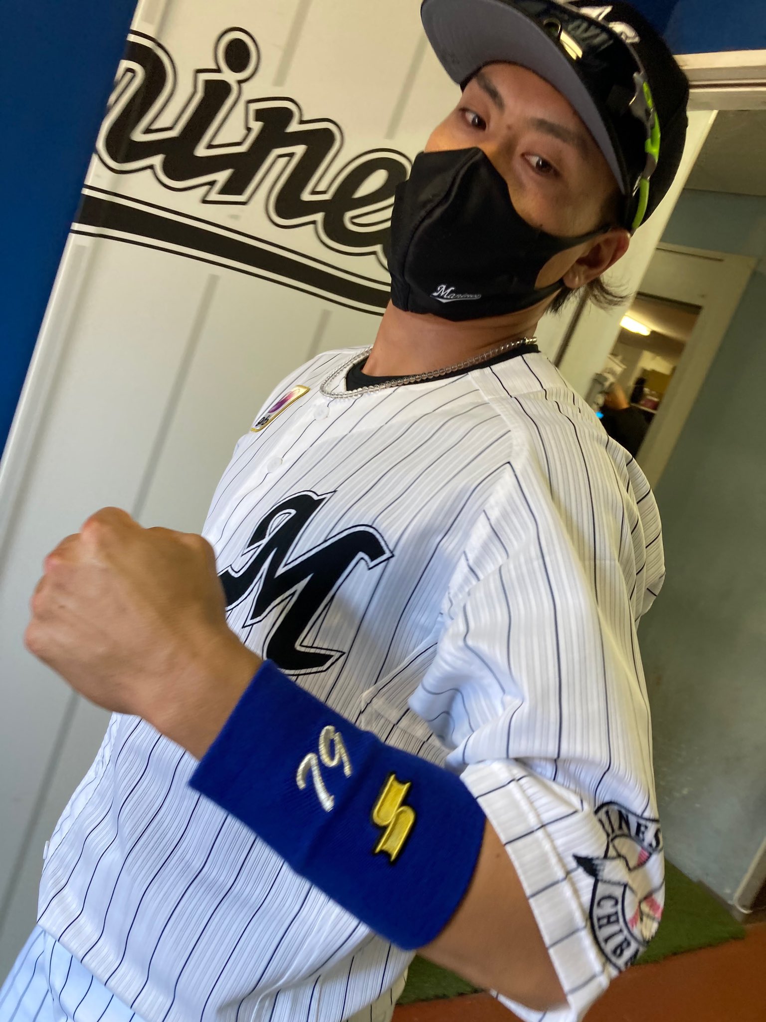 千葉ロッテマリーンズ 三木亮 実使用 プロコレ