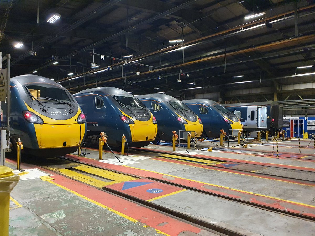 Polmadie Pilots and Pendolinos.