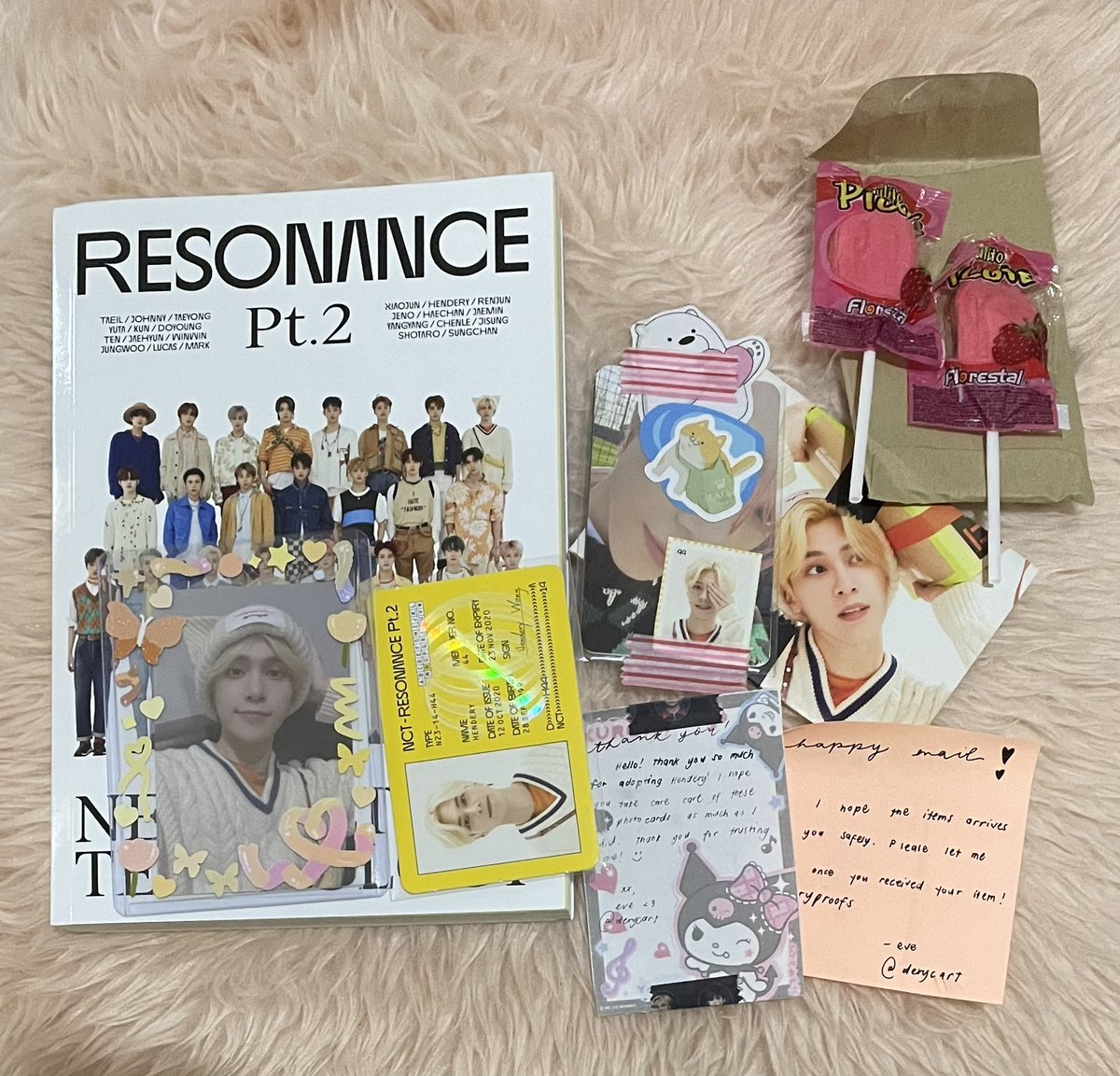 qiyunkart's tweet photo. ʕ•ᴥ•ʔ #qiyunmail
aaaa tysm for letting me adopt this hendery depa set! <3 thank you for packing it safely and for the cute freebies as well!
— @derycart #deryproofs https://t.co/tWfAqaa7SJ