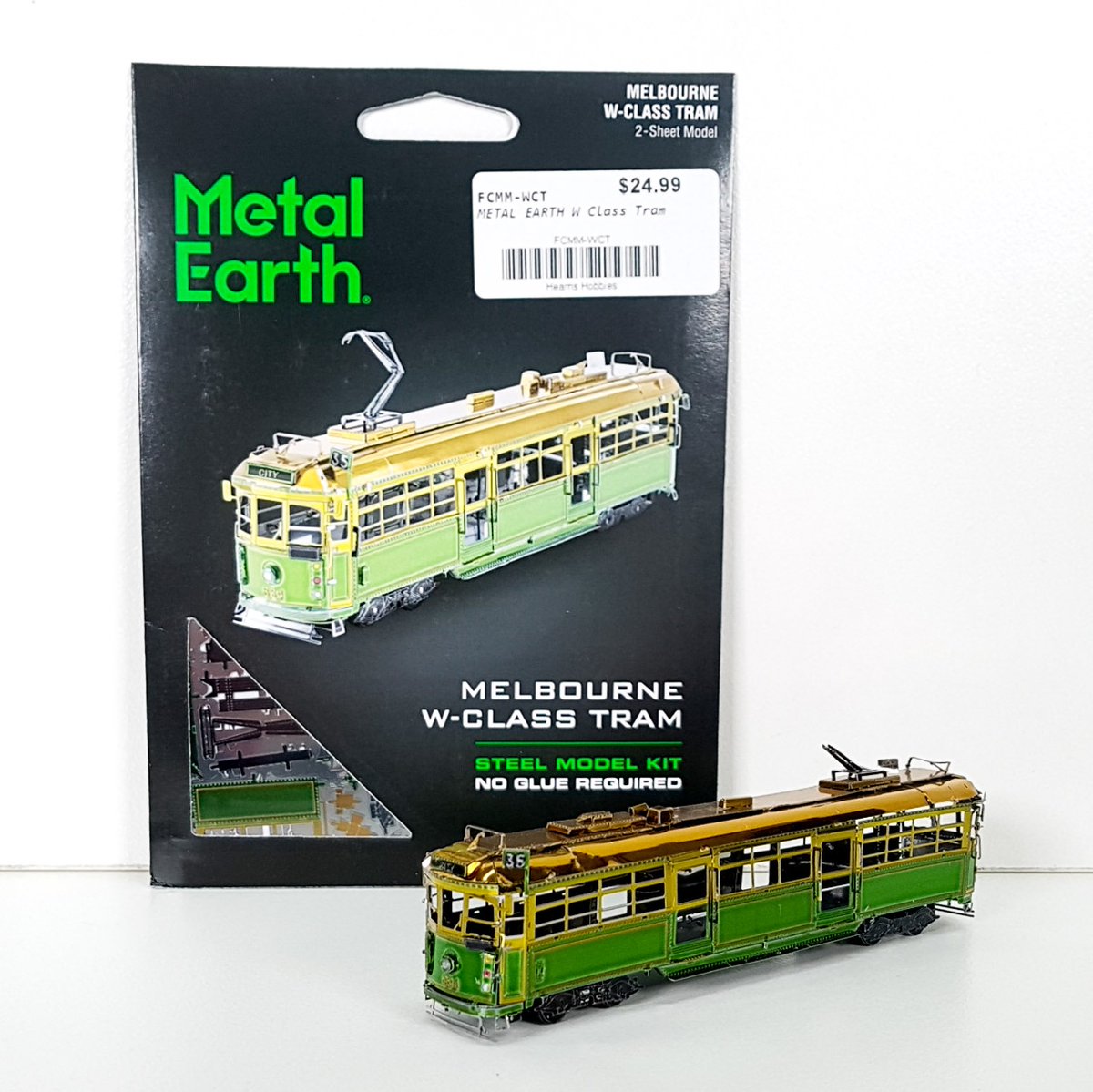 hearnshobbies's tweet photo. The Metal Earth Melbourne Tram is great metal kit that is pre-coloured.
The W-class trams are a family of electric trams built by the Melbourne & Metropolitan Tramways Board (MMTB) between 1923 and 1956.
Available online:
https://t.co/0D3rTUNACp
@whatsonmelb #melbourne #wclass https://t.co/zes4B9pO0p
