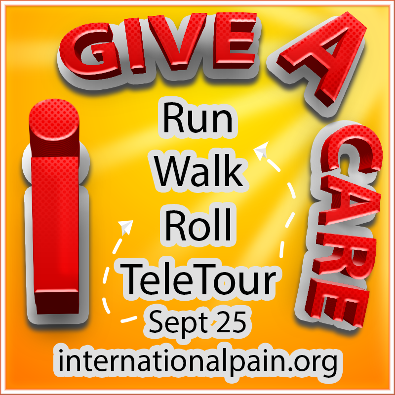 iPainOfficial's tweet photo. Join the #iGiveACare Event to bring awareness to chronic pain conditions worldwide. September 25, 2021 virtual race. Register - https://t.co/1jbhc9PPLx #ChronicPainAwareness #CPAM21 #PAM21 #ChronicPain #TeamiPain #MakeADifference #iWalk, #iRun, #iRoll https://t.co/xx4CIVe7nG