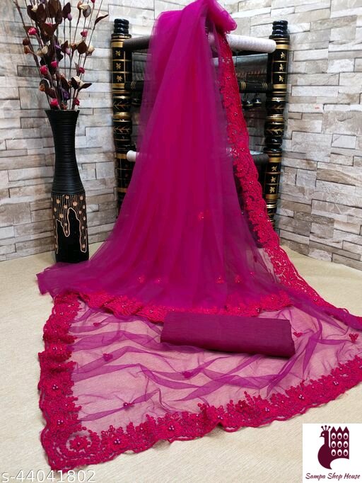 SampaShop's tweet photo. #Net #Embroidered Saree #Price- 750/- #FreeShipping #Solid #SemiStitched #BlousePiece #FreeSize Saree: 5.5 m, Blouse: 1 m #Returns Available #indiaonlineshopping #shopping #india @SampaSa89730226 #women #ladies #girls #design #fashion #style #Free #pujaoffer #pujacollection https://t.co/XoSrP2uWTD