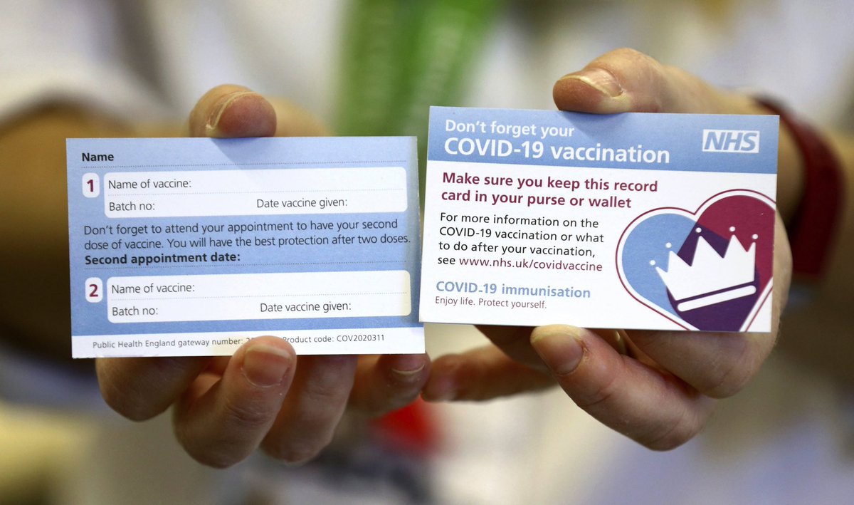 Iyervval's tweet photo. Left: UK’s hand written vaccine certificate,

Right: India’s QR coded, instant verification certificate

I’ll just leave it here https://t.co/jk0yRwCxRU