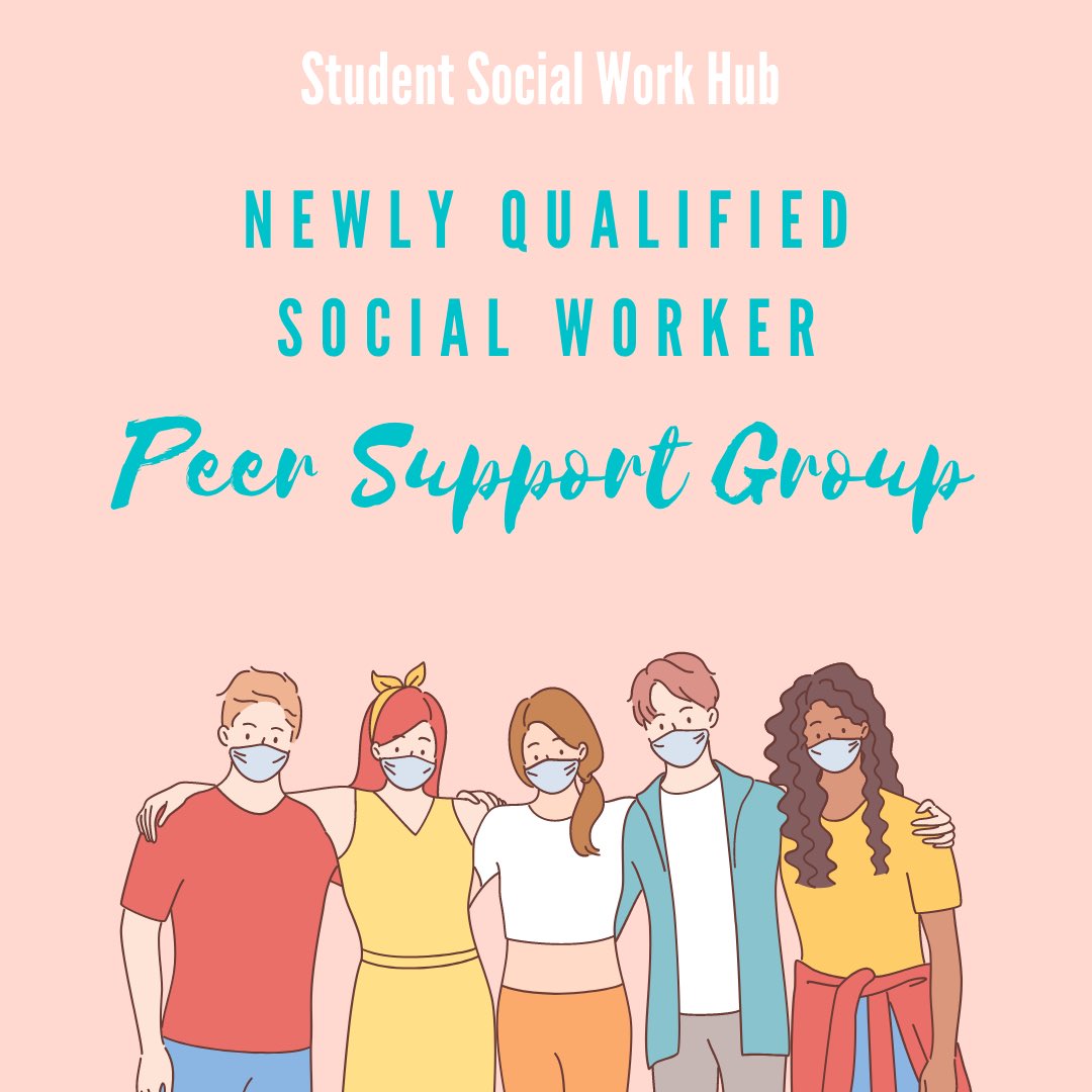 Calling all NQSW who qualified during the strangest of circumstances &amp; year! Team members <a href="/Fee_Socialwork/">Fee</a> &amp; <a href="/BeckyBecs/">Becky</a> are a few months into their new roles &amp; can empathise with how you might be feeling! If you’d like to join a monthly peer support group meeting let us know! 🎓
