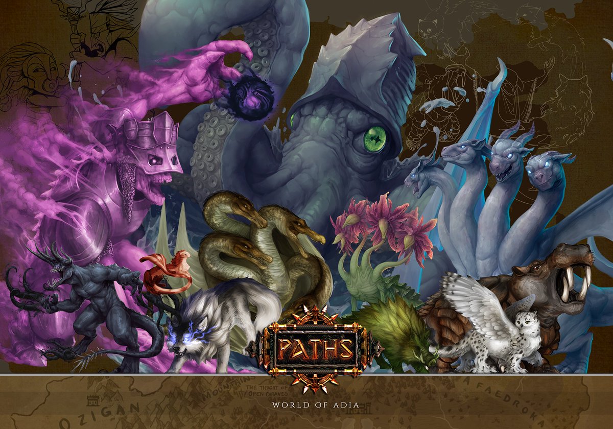 PathsRPG's tweet image. 11 creatures down and only thousands of more to go until we reach that major bestiary level, right? 😉 - more creatures! @SmunchyGames #ttrpg #pathsrpg #ttrpgsolidarity