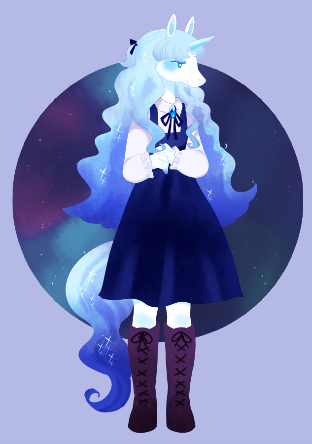 みづき 星の降る町にはシリウスくん以外にも星の子が住んでいます 他の星の子たちのイラストも徐々に描きたいと思います 因みにこの子の名前はスピカ ユニコーンの女の子です T Co Ac3w17xkg1 Twitter