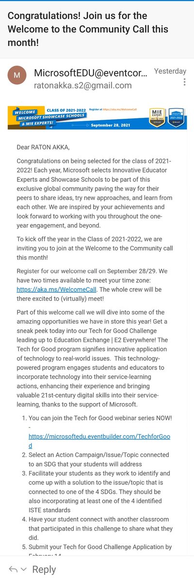 AkkaRaton's tweet image. Thanks to all.
#Mictosoft
#MicrosoftEDU 
#MIEExpert